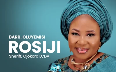 OJOKORO LCDA GETS NEW SHERIFF AS BARR. OLUYEMISI ROSIJI TAKES OVER