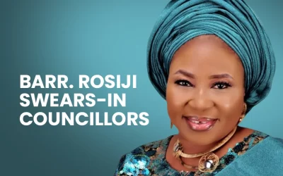ROSIJI SWEARS-IN COUNCILLORS, CHARGES THEM TO DILIGENCE AND ACCOUNTABILITY