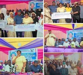 HON. ROSIJI FLAGS OFF ₦100 MILLION RELIEF AND EMPOWERMENT PACKAGE AS OJOKORO LCDA MARKS 100 DAYS IN OFFICE