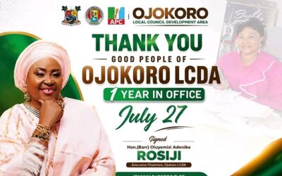 1 Year of Purposeful Leadership: Progress, Impact and a Renewed Ojokoro