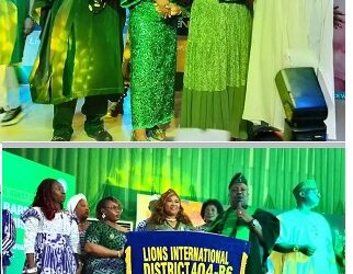 THE ROSIJI EFFECT!: CHEERS, MUSIC AND A STANDING OVATION AS OJOKORO CHAIRMAN LIGHTS UP LIONS CLUB INVESTITURE, BAGS PRESTIGIOUS LEADERSHIP AWARD