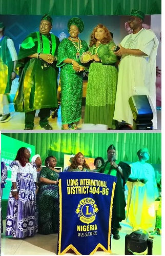 THE ROSIJI EFFECT!: CHEERS, MUSIC AND A STANDING OVATION AS OJOKORO CHAIRMAN LIGHTS UP LIONS CLUB INVESTITURE, BAGS PRESTIGIOUS LEADERSHIP AWARD