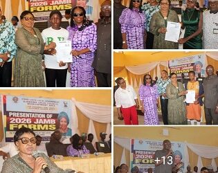 HON. ROSIJI EMPOWERS DESERVING OJOKORO STUDENTS WITH JAMB FORMS
