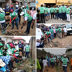 ENVIRONMENTAL SANITATION: HON. ROSĲI CALLS FOR DAILY CLEANLINESS, SAYS SANITATION MUST GO BEYOND MONTHLY EXERCISE