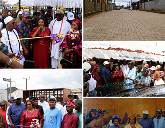 HON. ROSIJI COMMISSIONS 6 ROADS, EMPOWERS 1,000 YOUTHS WITH ₦100 MILLION, DONATES VEHICLES TO PARTY CHAIRMAN, NSCDC, TASK FORCES