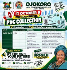 OJOKORO COUNCIL BOSS URGES RESIDENTS TO COLLECT PVCs AS EXERCISE BEGINS OCTOBER 9